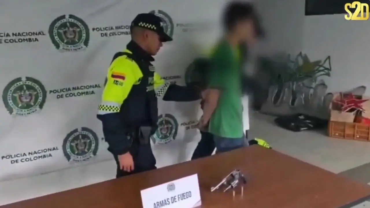 Individuo capturado en bogota