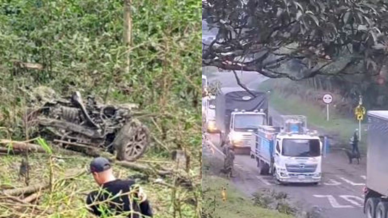 Carro bomba explotó en la vía Panamericana: presunto responsable fue la víctima fatal