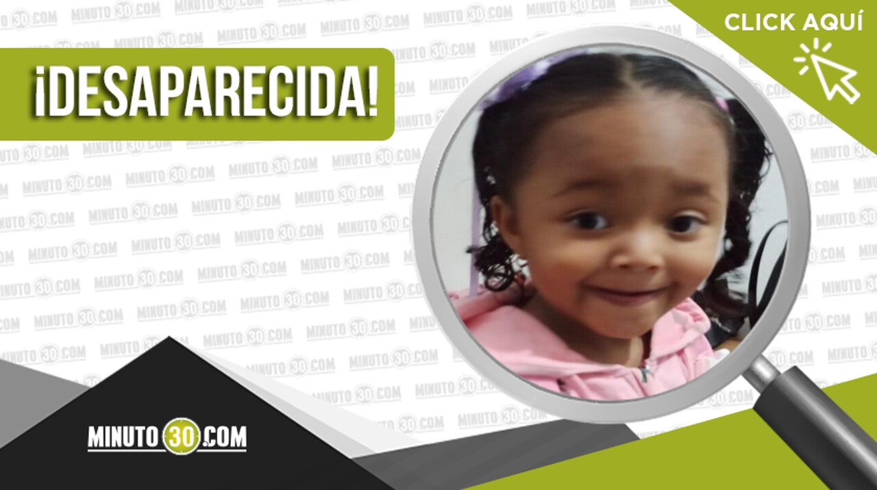 ¡Urgente! Milagros de 3 años se perdió en el centro de Medellín