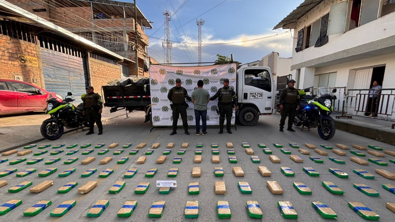 incautan 1.400 kilos de marihuana de las disidencias