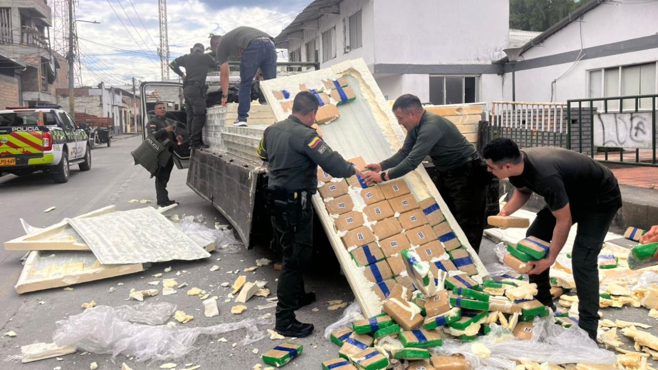 incautan 1.400 kilos de marihuana de las disidencias