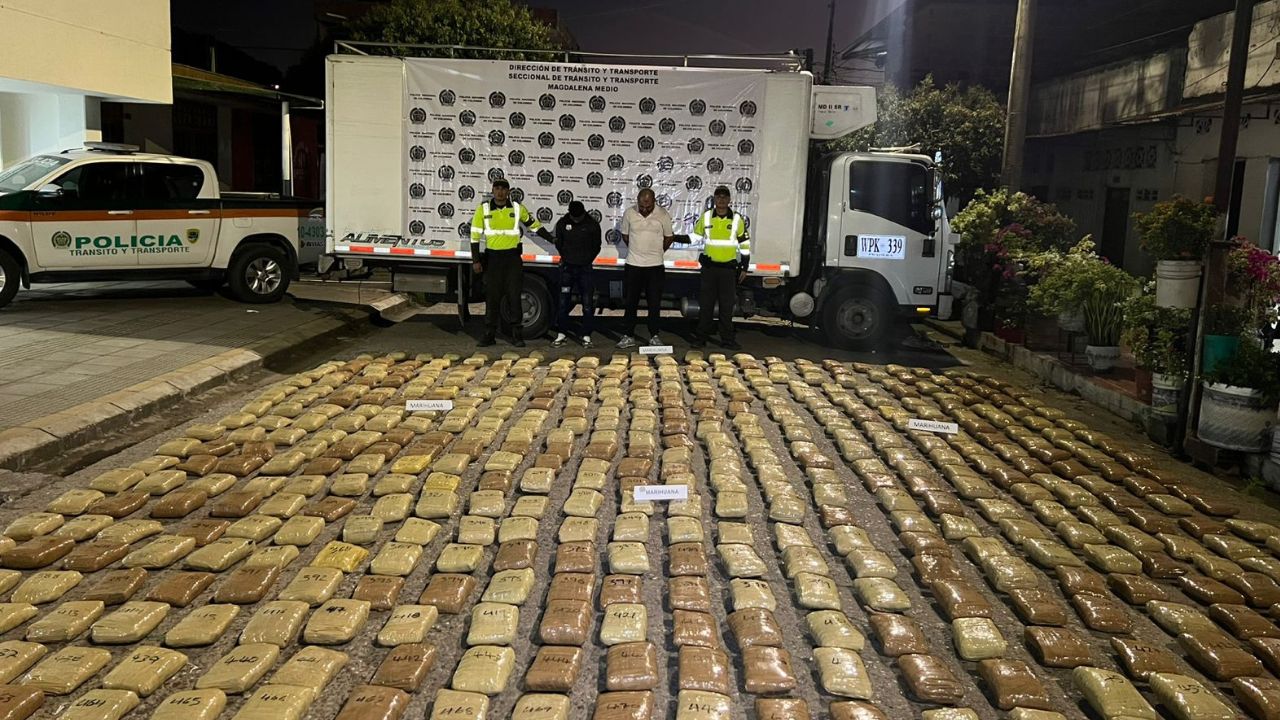 Cae narcofurgón con 500 kilos de marihuana ocultos entre vísceras refrigeradas