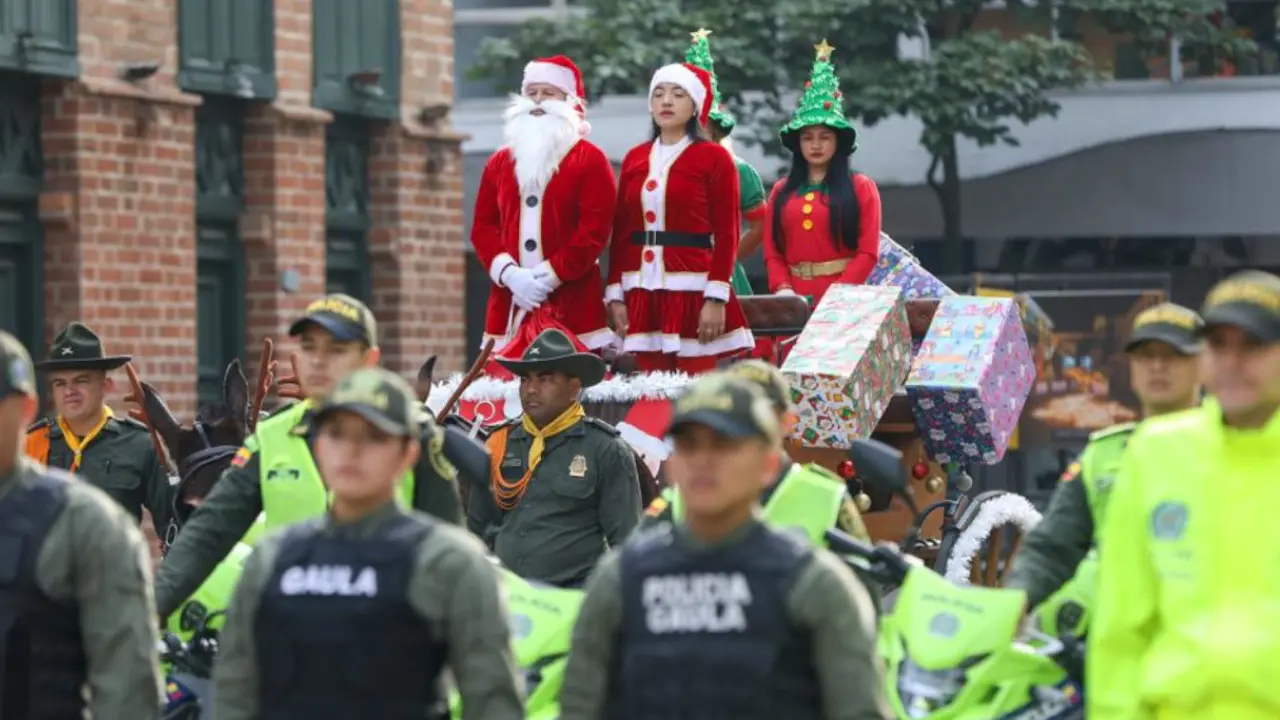 Policía activa plan especial para diciembre en Medellín: más de mil uniformados llegan a blindar la ciudad