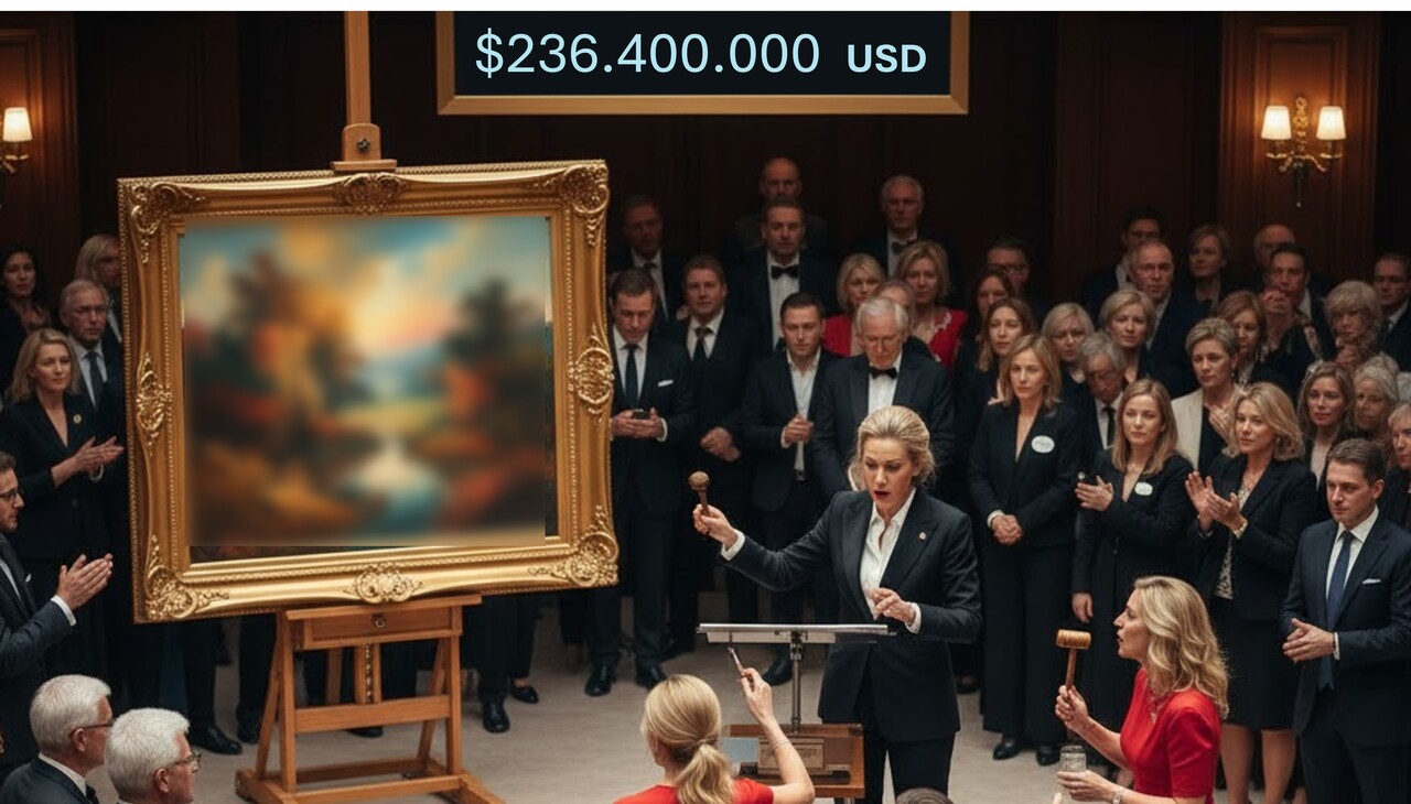 ¡En una subasta competida! Retrato de Gustav Klimt se convierte en la segunda obra más cara de la historia