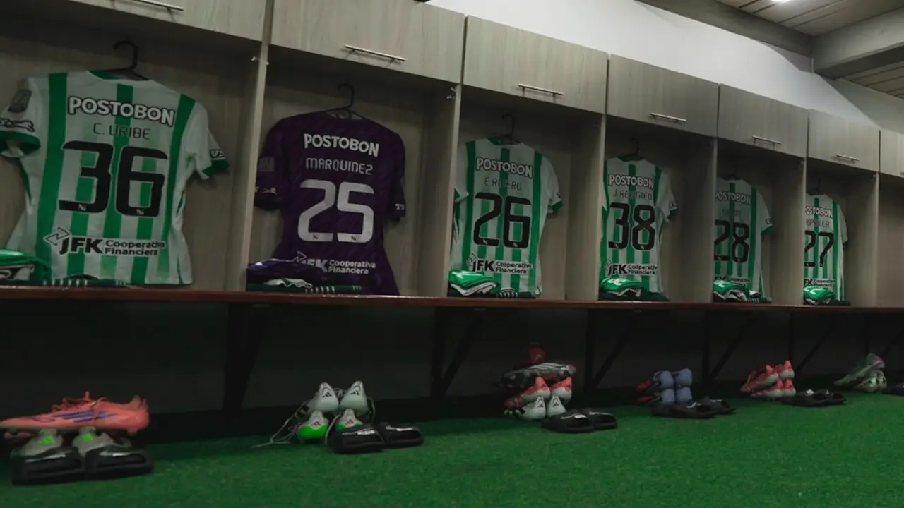 ¡El verde necesita ganar! Titulares de Atlético Nacional para el juego contra América de Cali