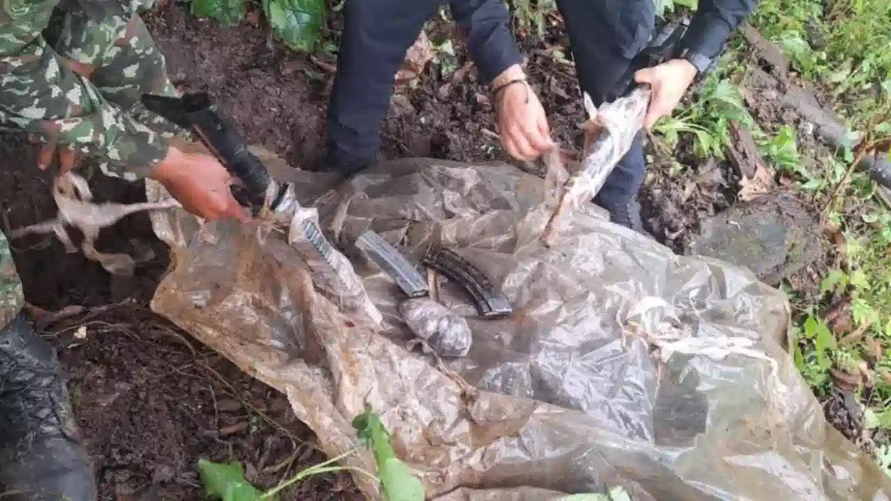Hallan material de guerra en Támesis, Antioquia, destinado a atacar a la Fuerza Pública