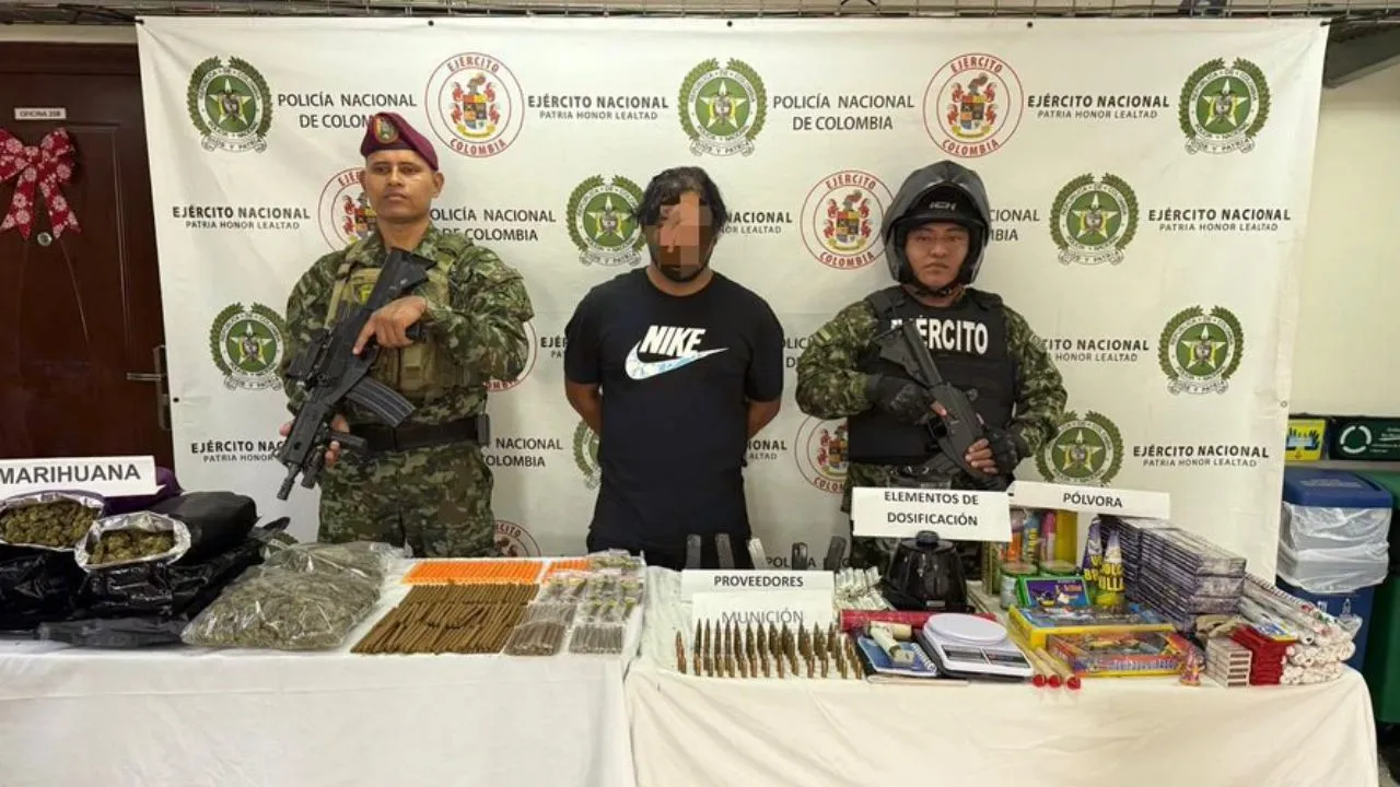 Ejército refuerza la seguridad en Barrio Antioquia: un capturado y material explosivo incautado