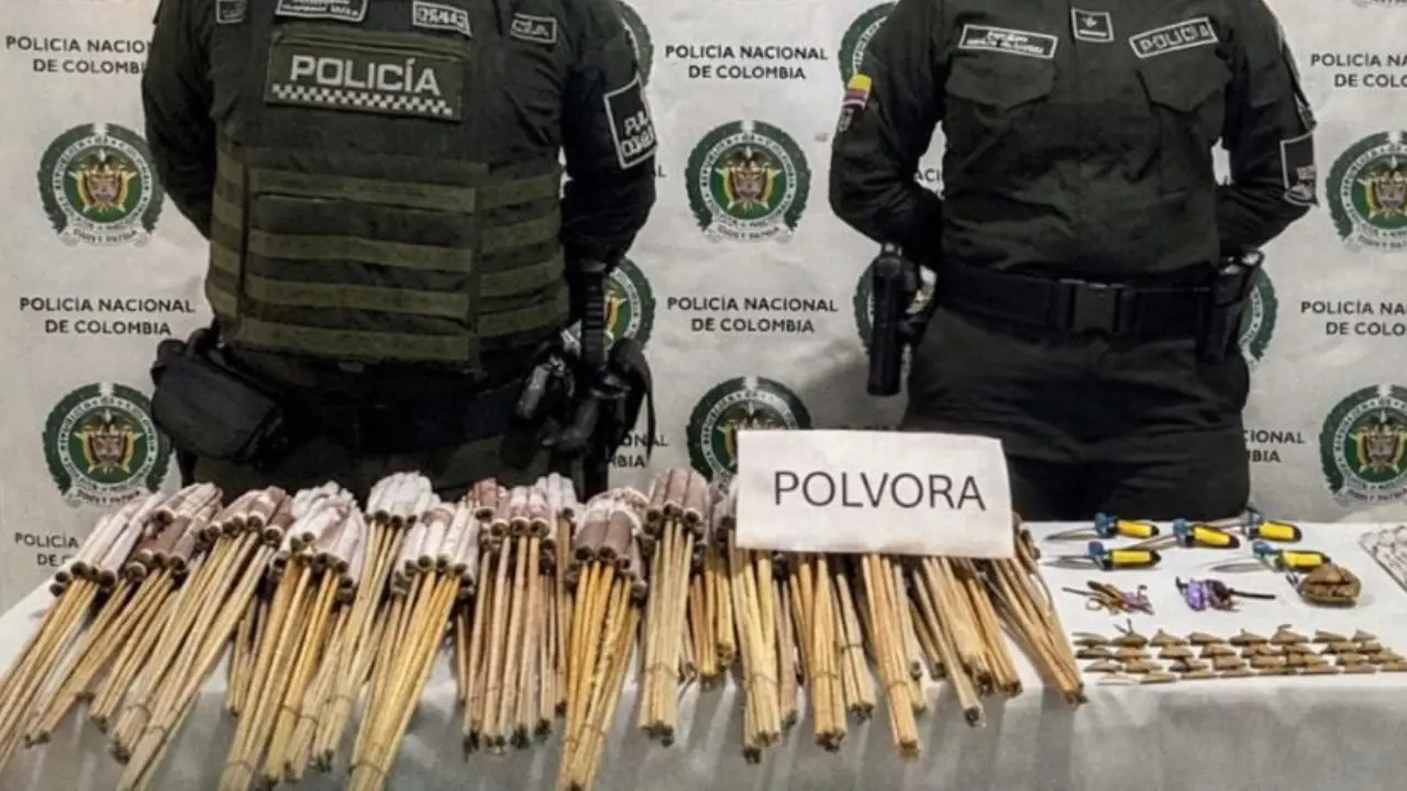 Decomiso de pólvora en Abejorral durante operativos de control