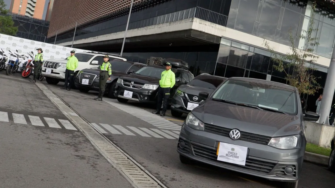 ¡Cifra histórica en Bogotá! El hurto de vehículos cae a su nivel más bajo en los últimos 8 años