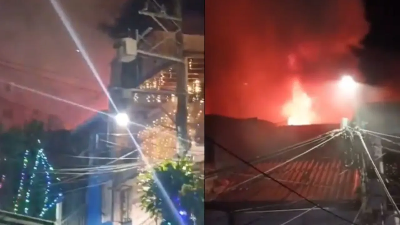 ¡Madrugada de terror en Bello! Incendio estructural deja a dos familias afectadas en el barrio Goretti