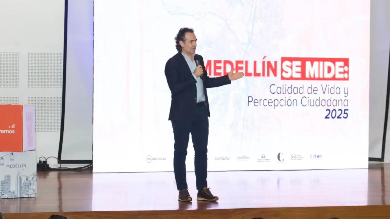 'Cuando nos ponemos objetivos comunes, lo logramos': Fico Gutiérrez sobre resultados de Medellín Cómo Vamos