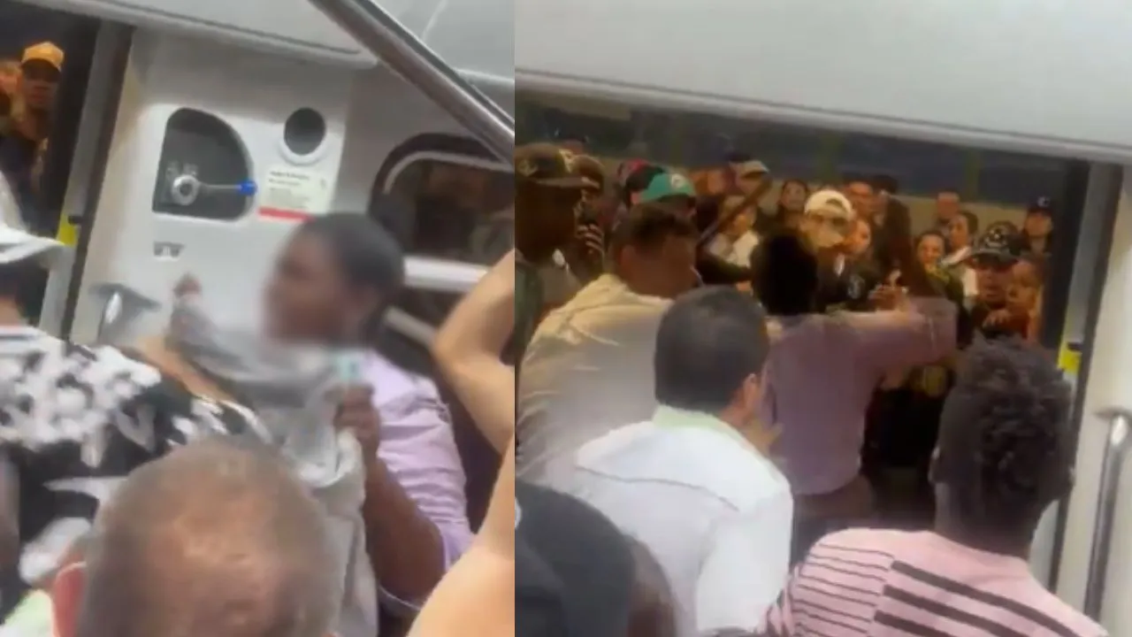 ¡Caos en el Metro! Violenta pelea dentro de un vagón de la Línea A generó pánico en plena hora pico