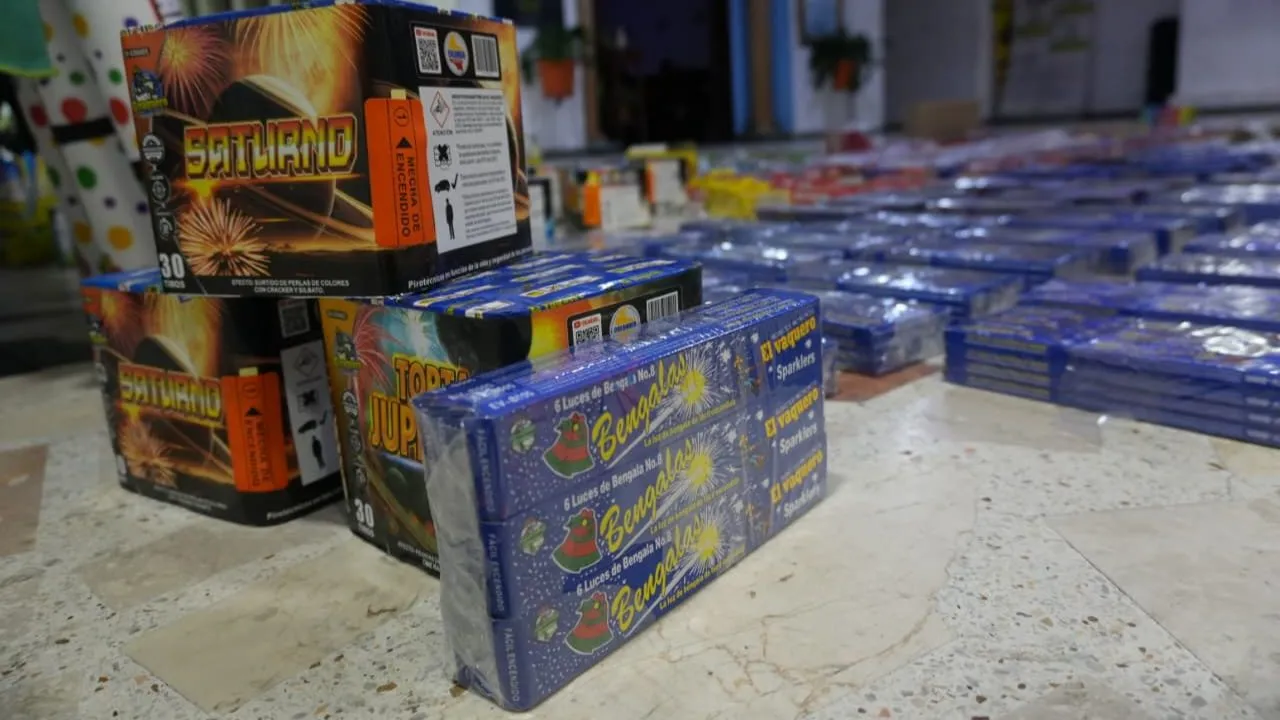 ¡Iban a venderla en Patio Bonito! Incautan más de 80 kilos de pólvora listos para su comercialización ilegal