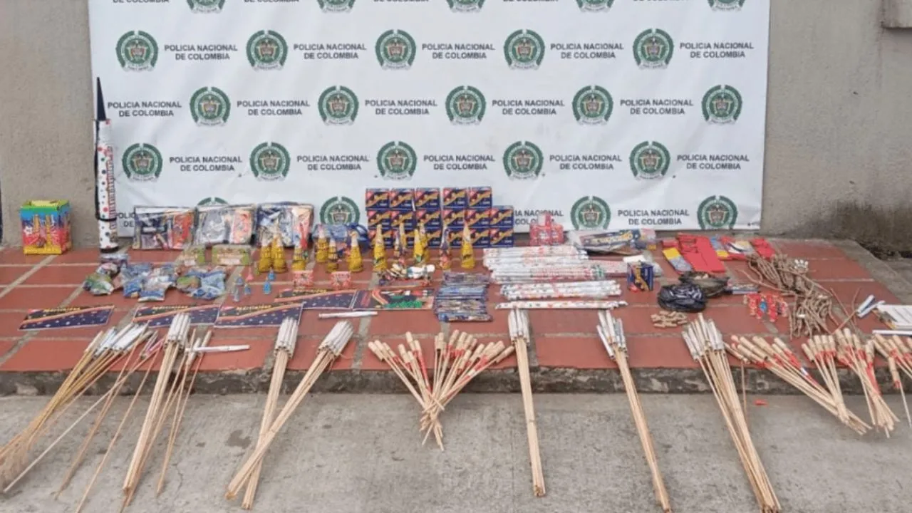 ¡Navidad bajo control! Incautan más de 6.000 unidades de pólvora durante operativos en Bogotá