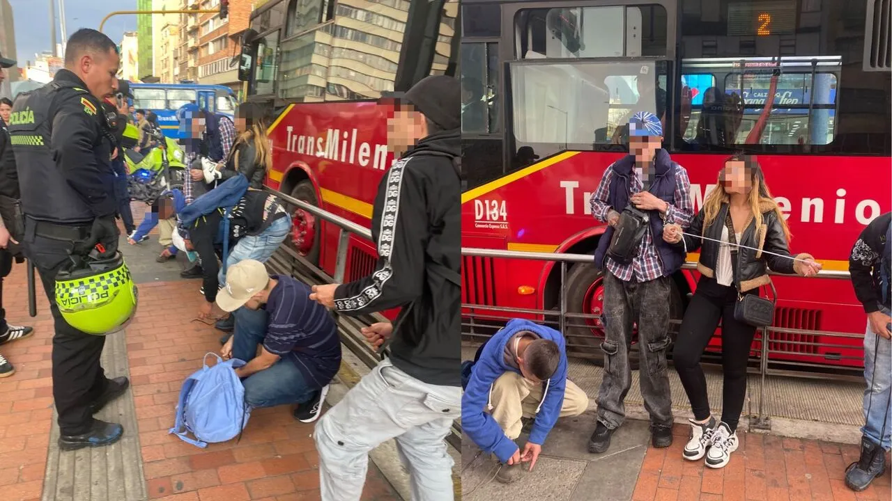 ¡Se les cayó el negocio! Seis revendedores de pasajes de TransMilenio fueron trasladados a Centros de Protección