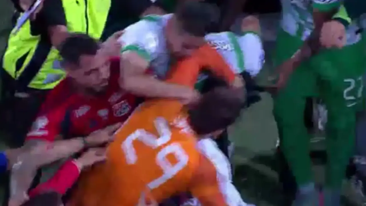 Aguerre empezó «el peo» y le fue peor a Nacional y en videos quedó