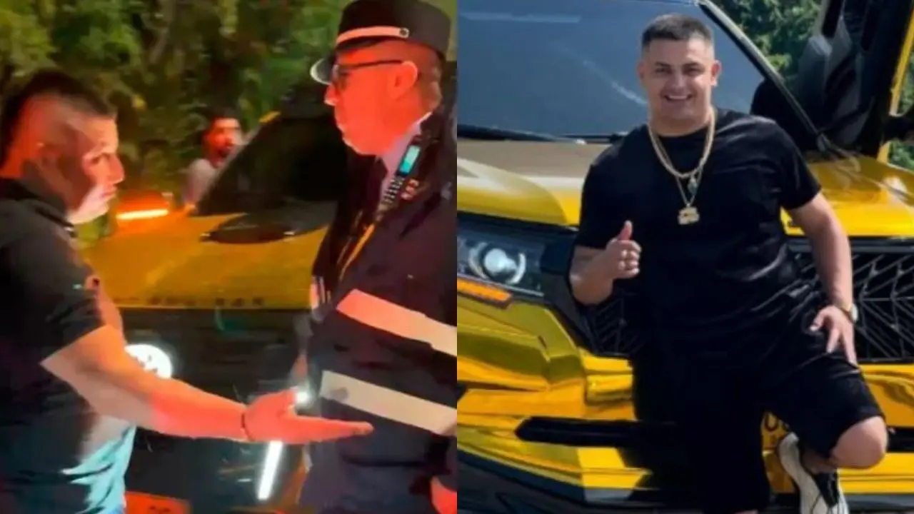 ¡Se le pinchó la burbuja! Lujosa camioneta de ‘El Billetudo’ terminó inmovilizada en Medellín