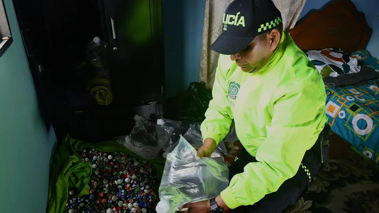 Navidad sin veneno: desmantelan fábrica clandestina de licor adulterado en Medellín