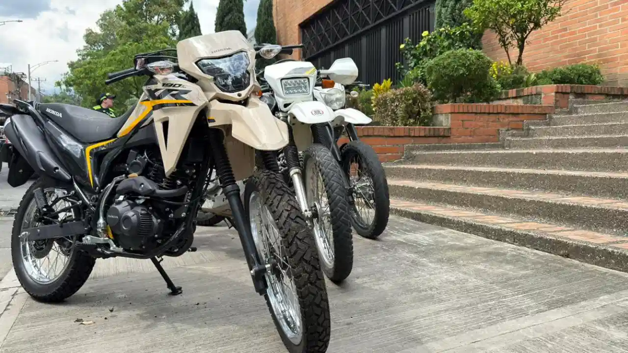 Caen los ‘caza motos’: desmantelan banda que robaba motocicletas en Medellín