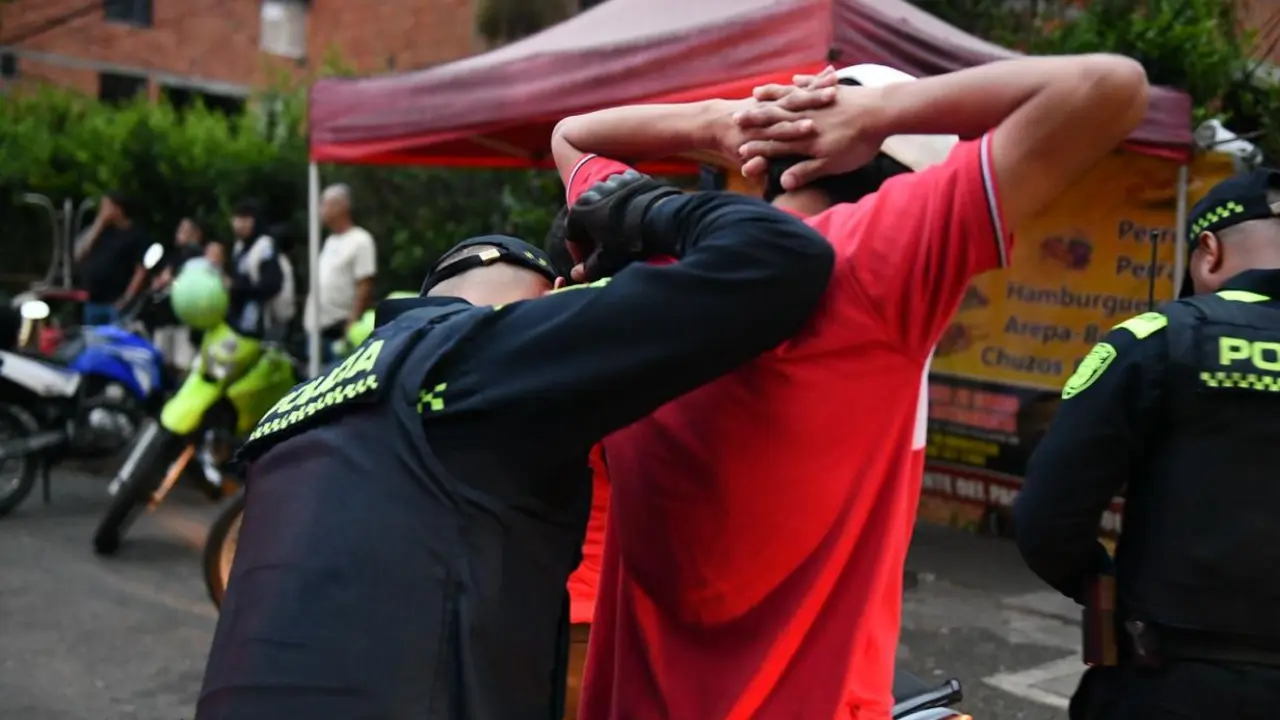  23 armas de fuegio ilegales incautadas en Medellín en lo que va del 2026