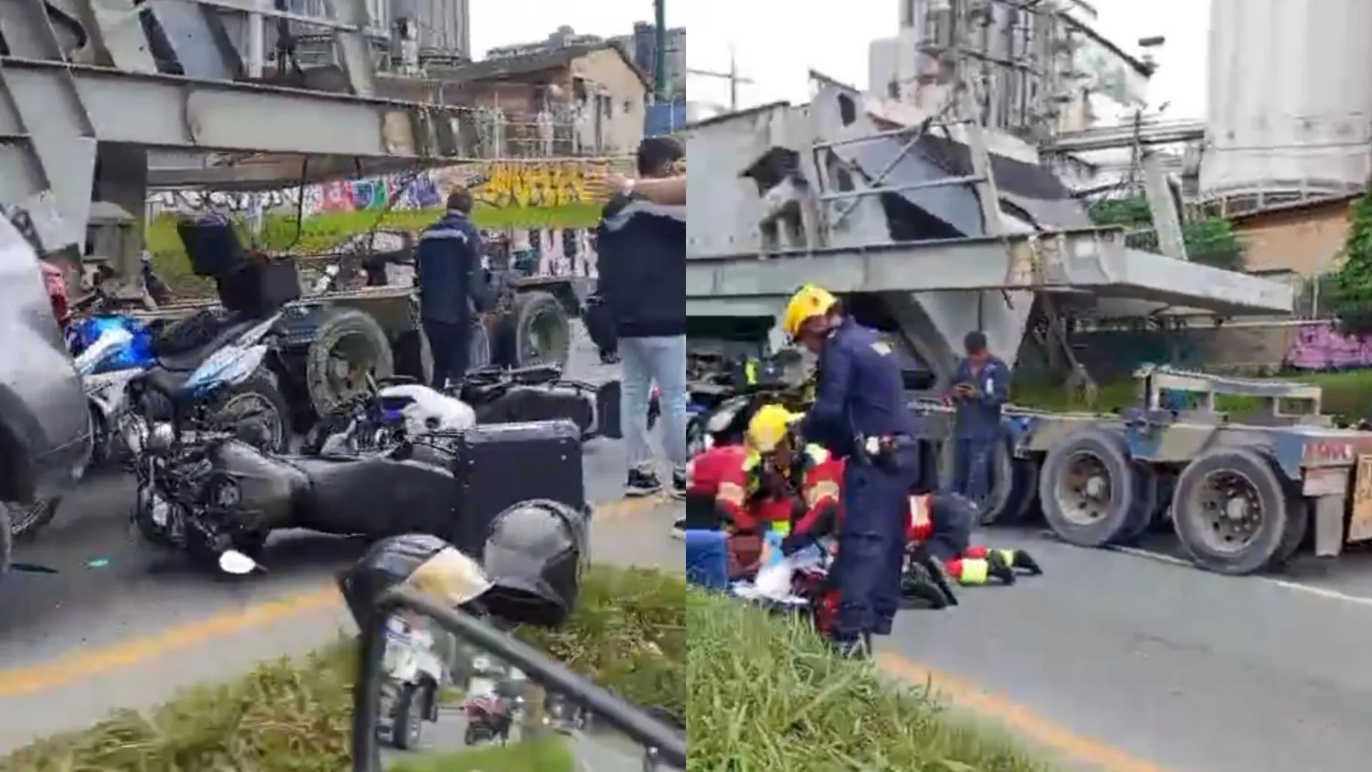 ¡Atención! Se presenta choque múltiple entre cinco vehículos en la Regional, a la altura de Solla