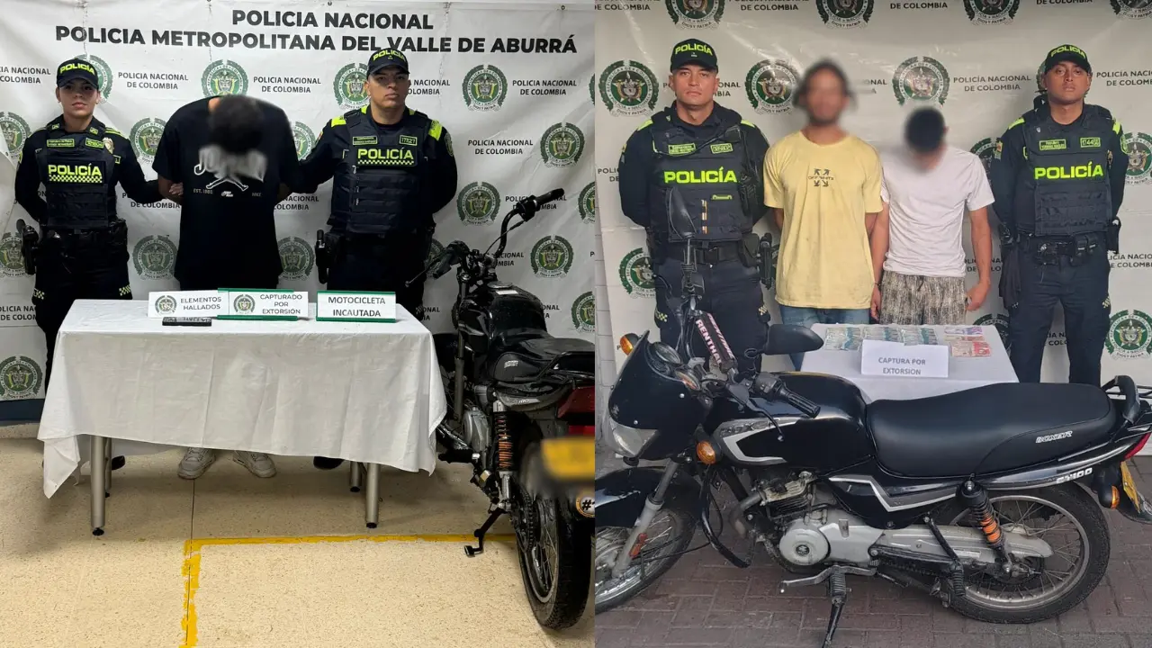 Se les acabó la 'guachafita': Cayeron tres extorsionistas que azotaban a Laureles y San Javier