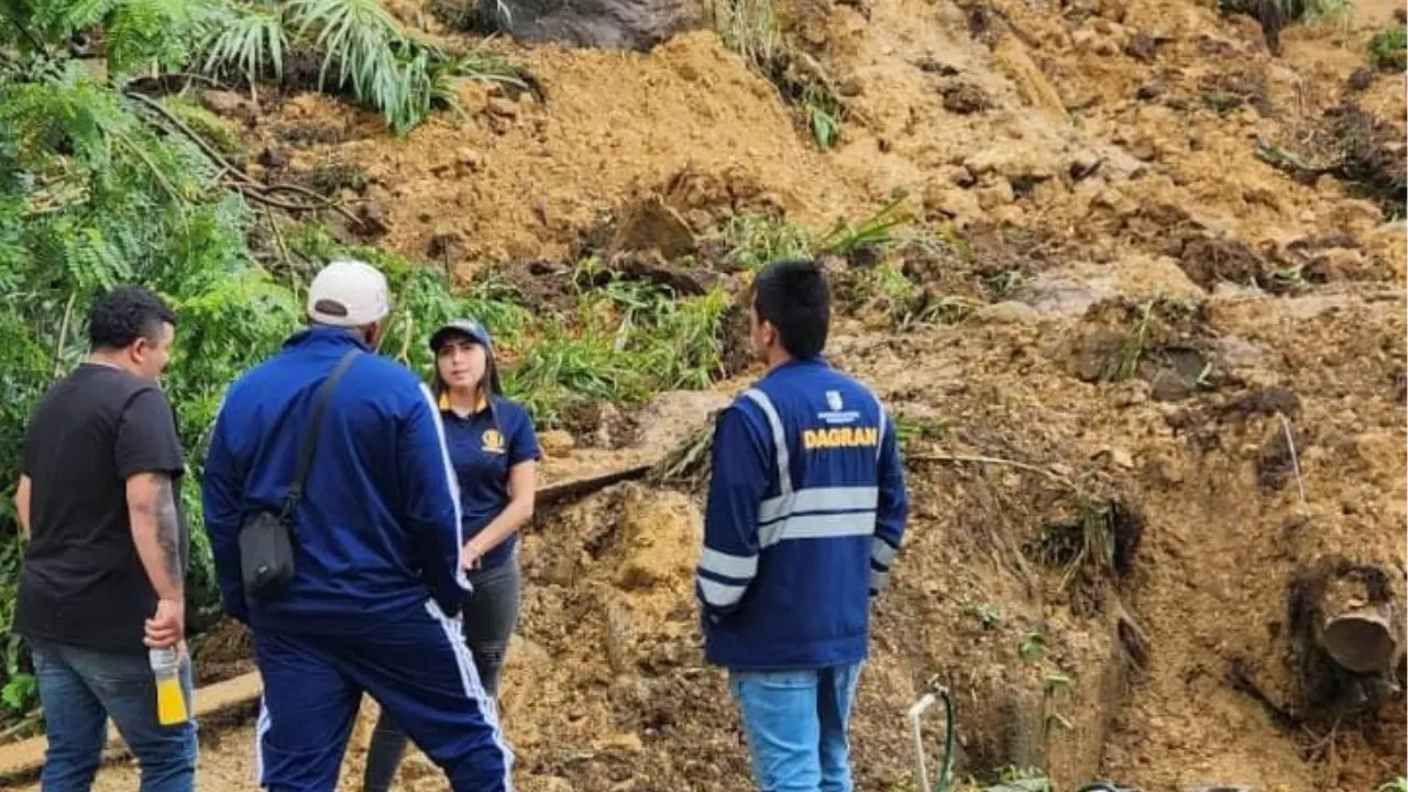 Dagran atiende emergencias por lluvias con maquinaria y equipos técnicos en Antioquia 
