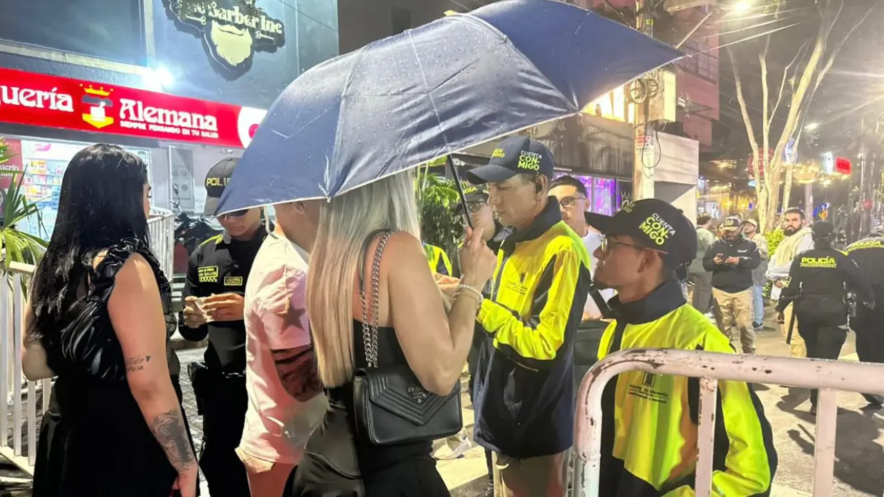 Operativo sorpresa liderado por el alcalde Federico Gutiérrez en el Parque Lleras