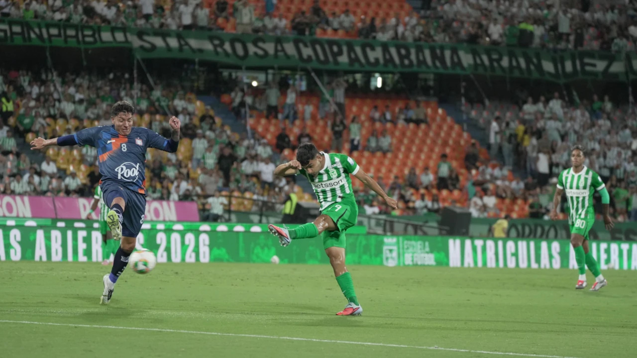 ¡Rugió el Rey de Copas! Atlético Nacional humilló al Chicó con una goleada 4-0 en el Atanasio Girardot