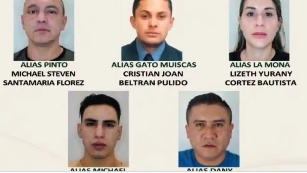Buscan a cinco integrantes de la banda 'Egolios', responsables de millonarios robos en Bogotá