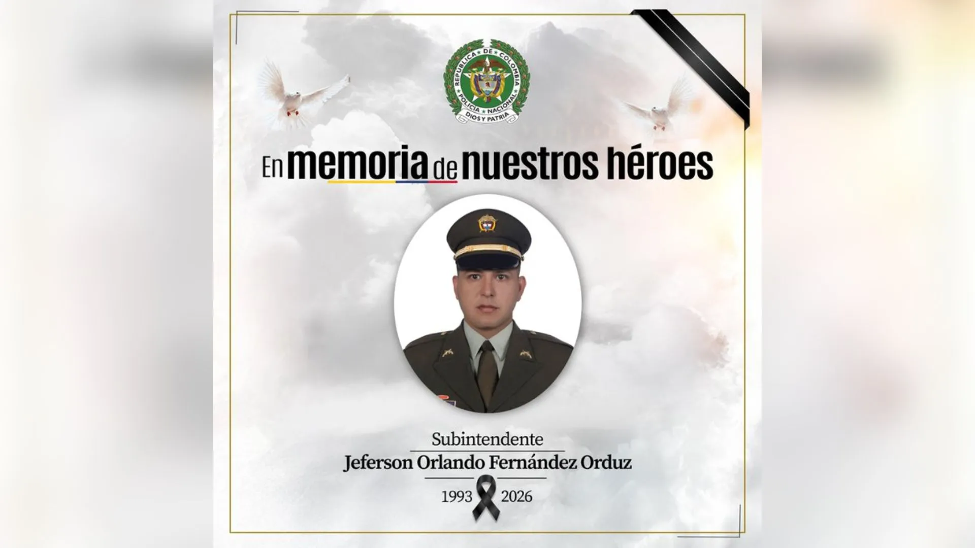 ¡Tragedia en Villavicencio! Criminales asesinaron a un uniformado durante un procedimiento policial