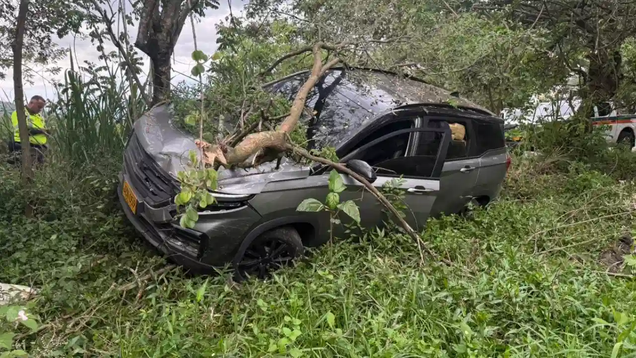 Persecución policial terminó con ‘narco-camioneta’ estrellada y cargada de marihuana