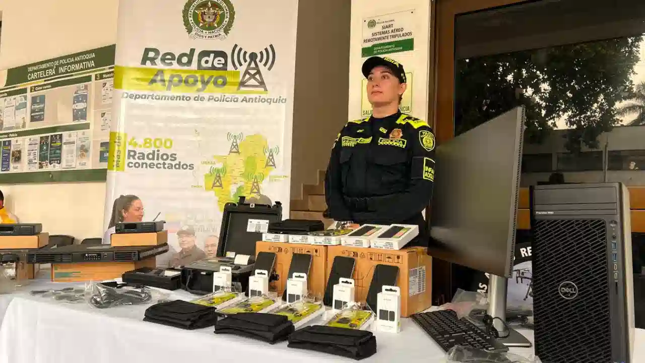Antioquia fortalece la seguridad con dispositivos de identificación y nueva red de comunicaciones