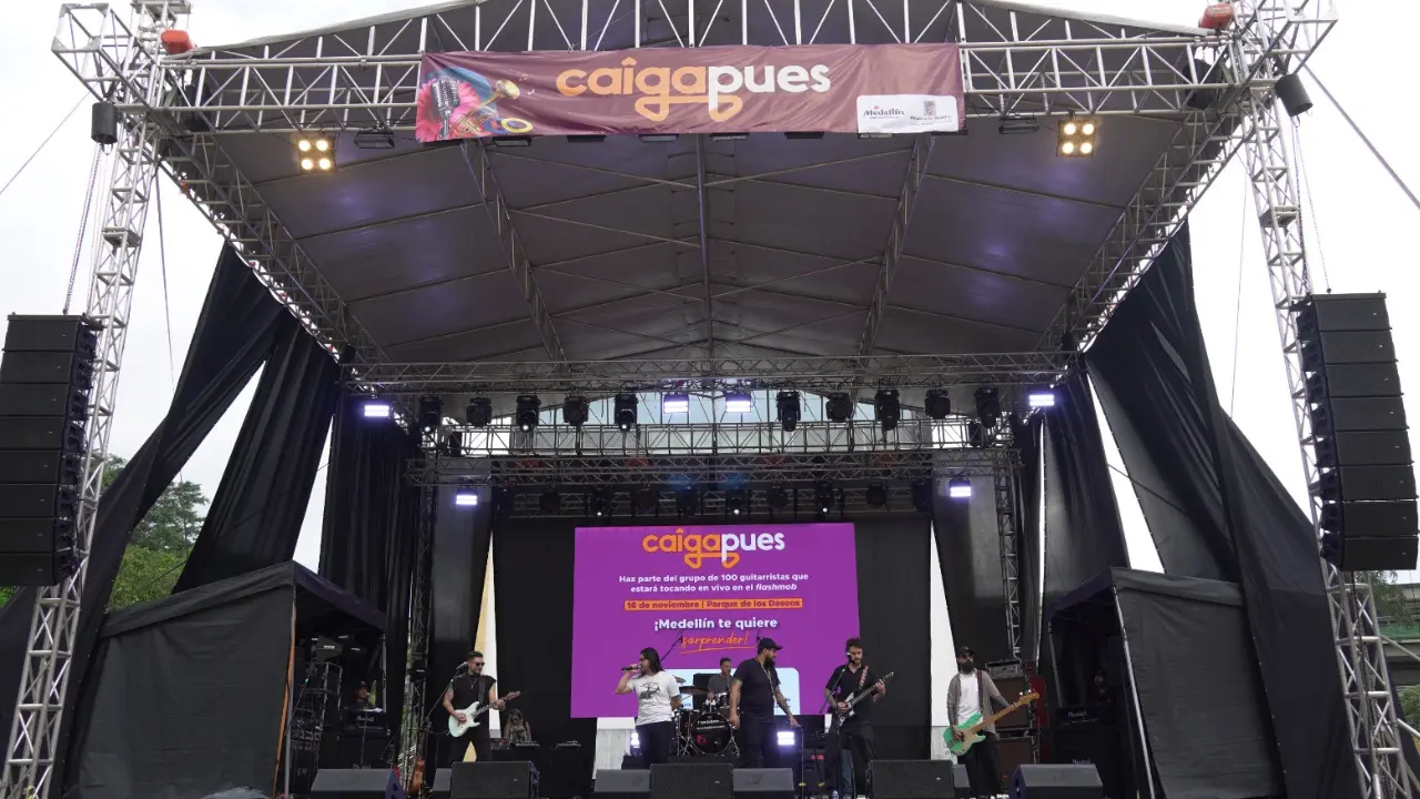 Medellín se llena de arte: la estrategia ‘Caiga Pues’ regresa con programación artística en las comunas