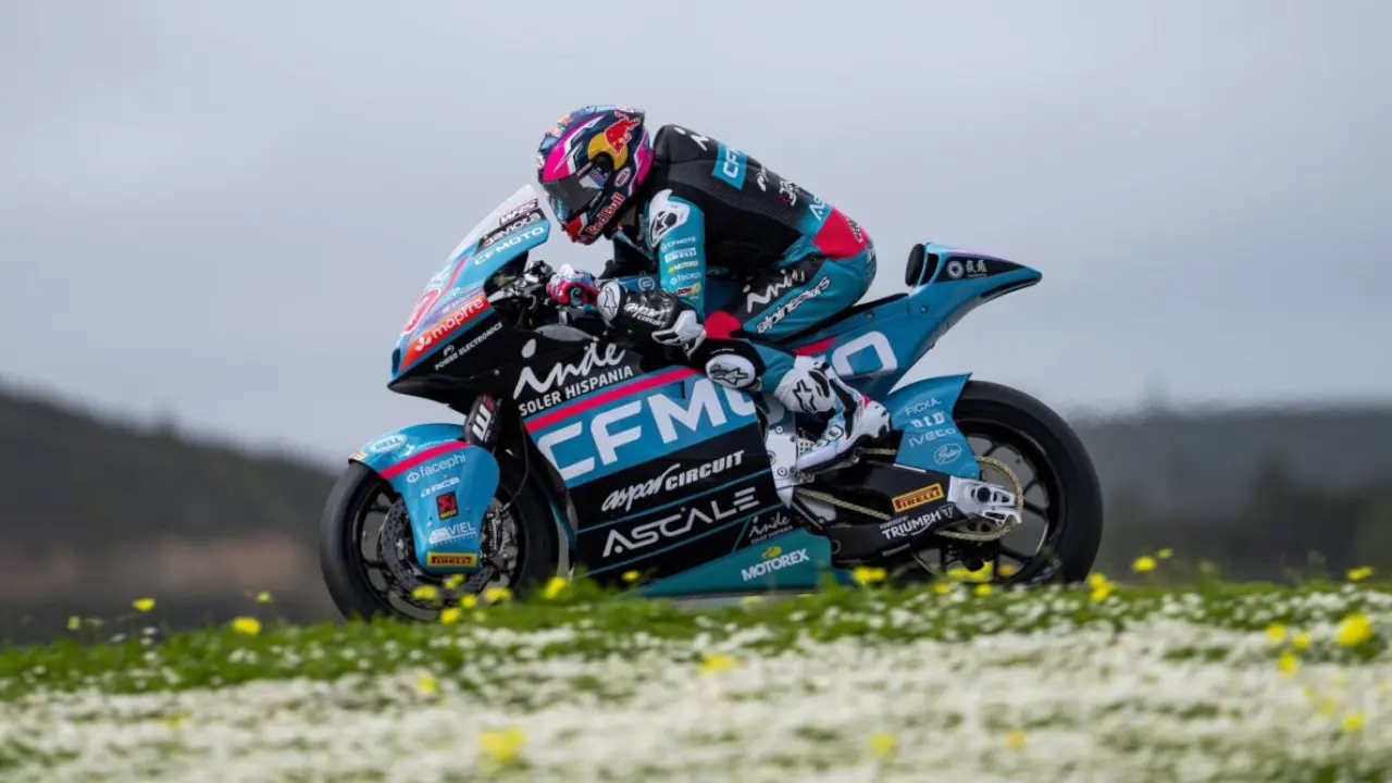 David Alonso pone la mira en el título: “En 2026 quiero ser campeón del mundo de Moto2”