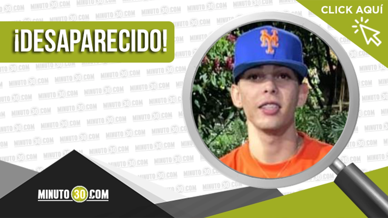 Luis Javier Perez desapareció en Medellín