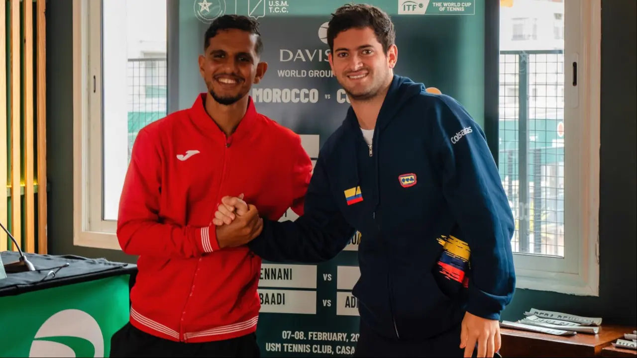 Colombia define su camino ante Marruecos en la Copa Davis