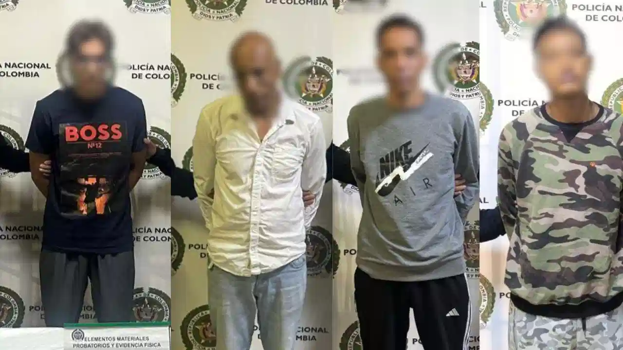 Los tenían fichados: caen cuatro responsables de atracos en El Poblado y Laureles