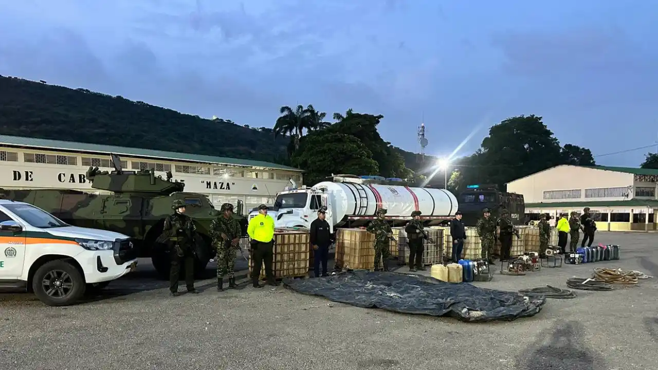 Recuperan 9 mil galones de gasolina hurtados a poliducto en el Cesar