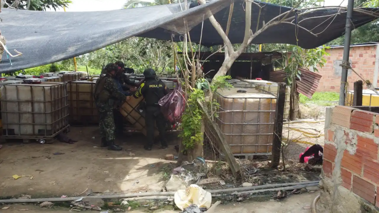 Recuperan 9 mil galones de gasolina hurtados a poliducto en el Cesar