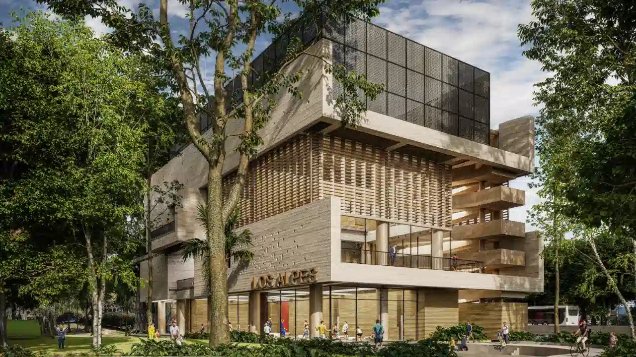 Avanza el primer Recreo Deportivo en Los Alpes: Fico supervisa obras