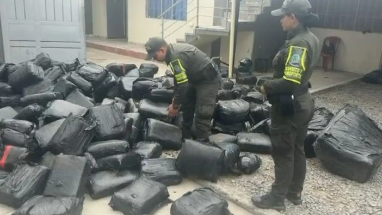  Policía incautó más de dos toneladas de marihuana en Ipiales