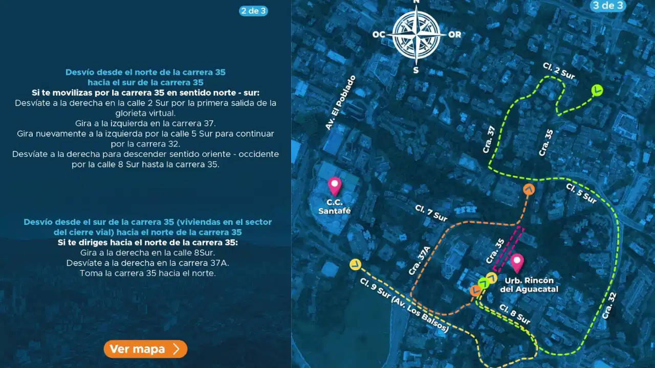 ¡Respire profundo! Cerrarán la 35 en El Poblado por dos meses y la movilidad se pondrá lenta