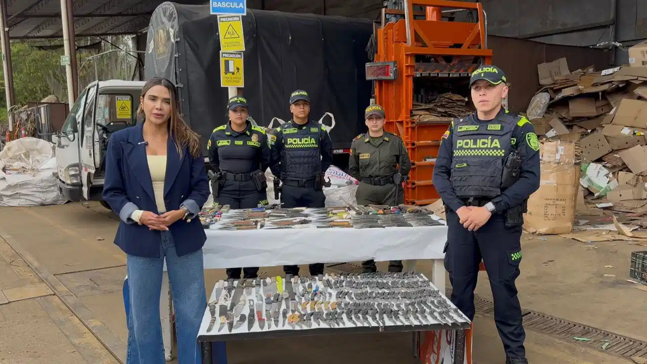 Rionegro destruye más de 400 armas que estaban rodando por calles