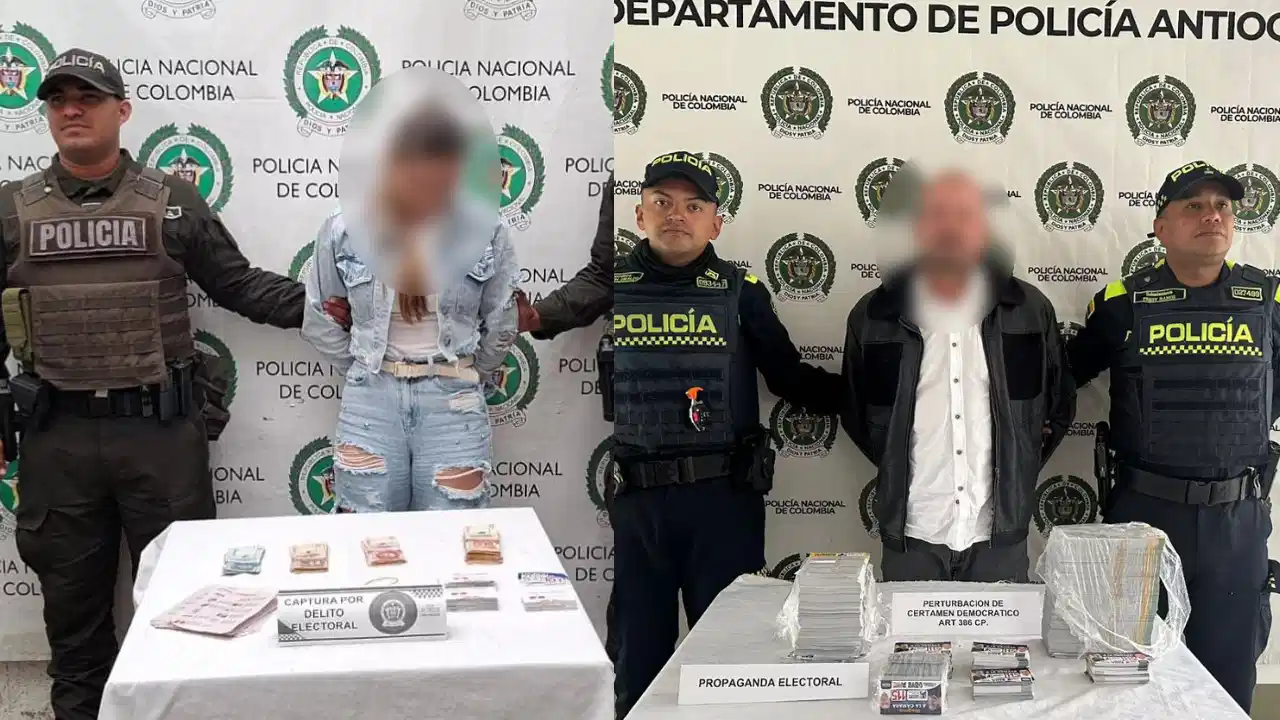 Cinco capturados en Antioquia durante las elecciones: hubo tráfico de votos y presión a votantes
