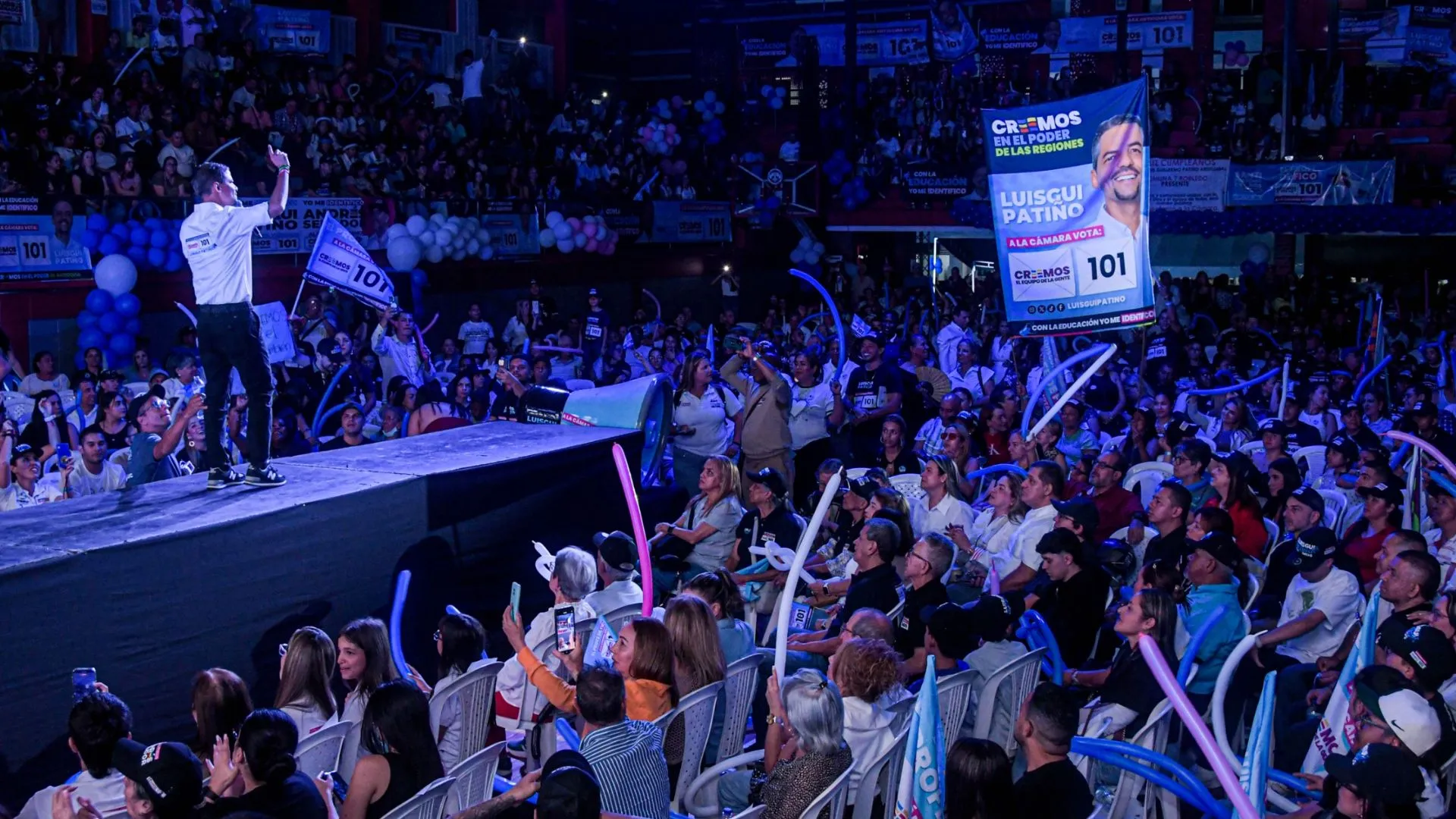 ¡Respaldo total en Medellín! LuisGui cerró su campaña a la Cámara con masivo acompañamiento