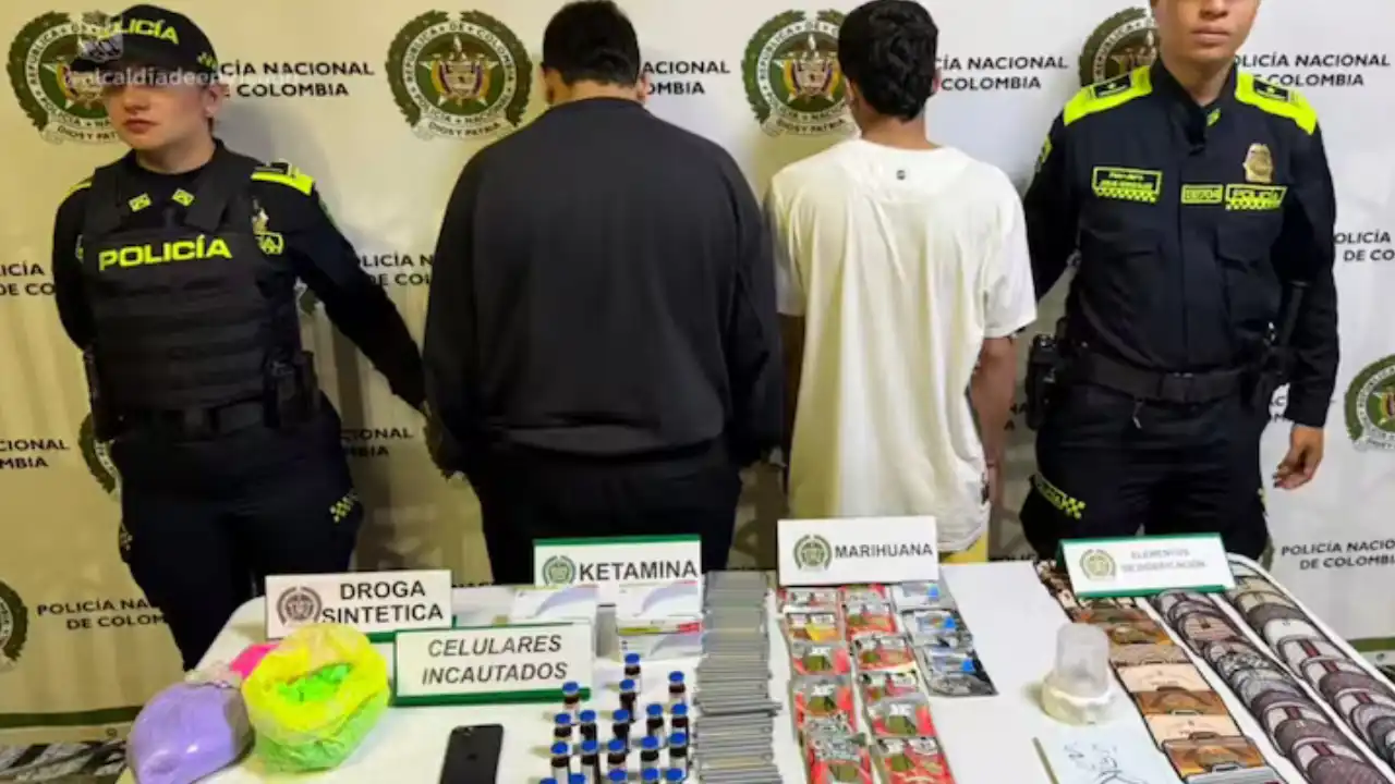 ¡Caen con 'tussi' y ketamina! Así operaba red de domicilios de droga que movía millones en Envigado