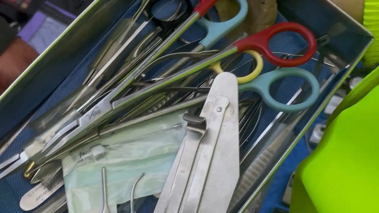 Desmontan venta ilegal de instrumentos quirúrgicos usados y prendas militares en las calles de Bogotá