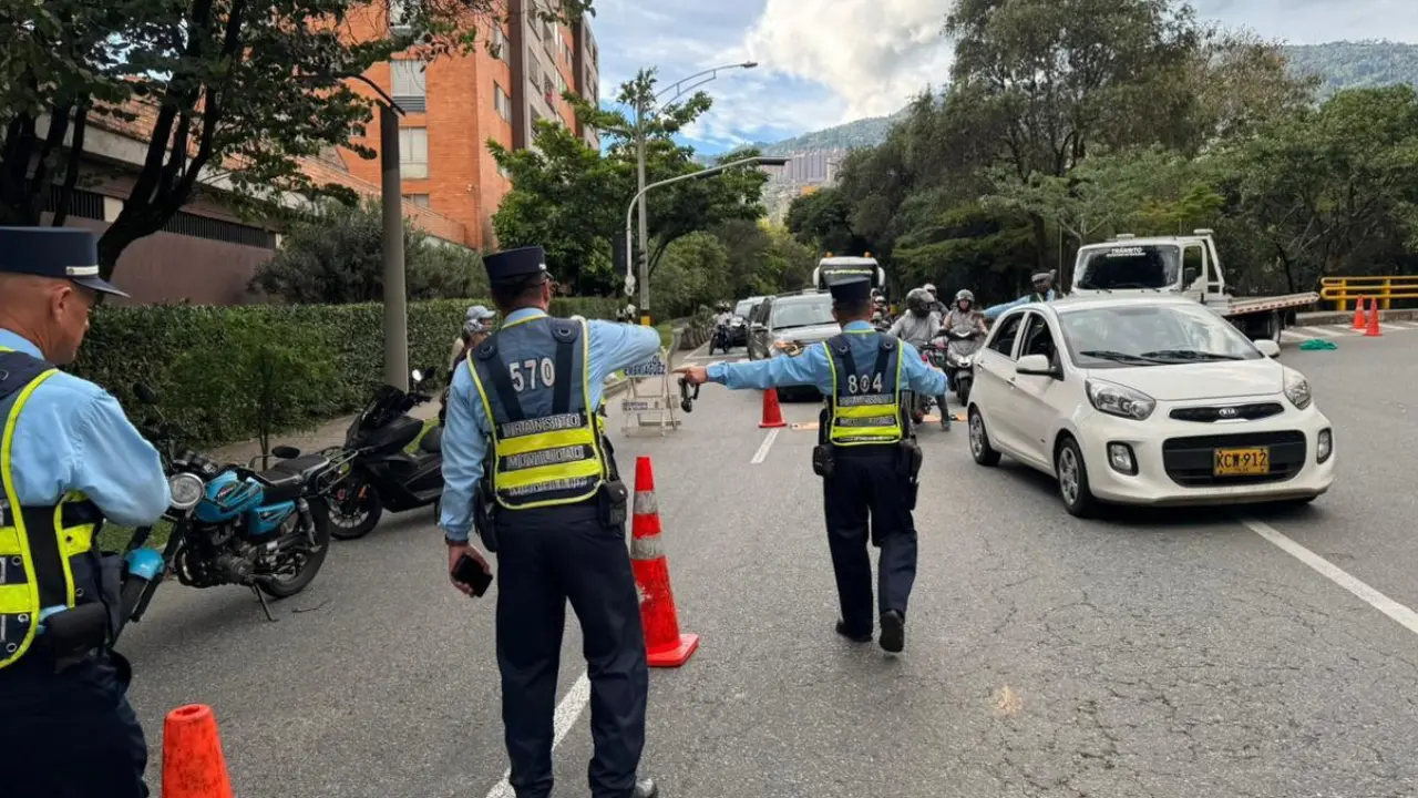Más de 150 agentes controlarán el tráfico en Medellín durante las elecciones