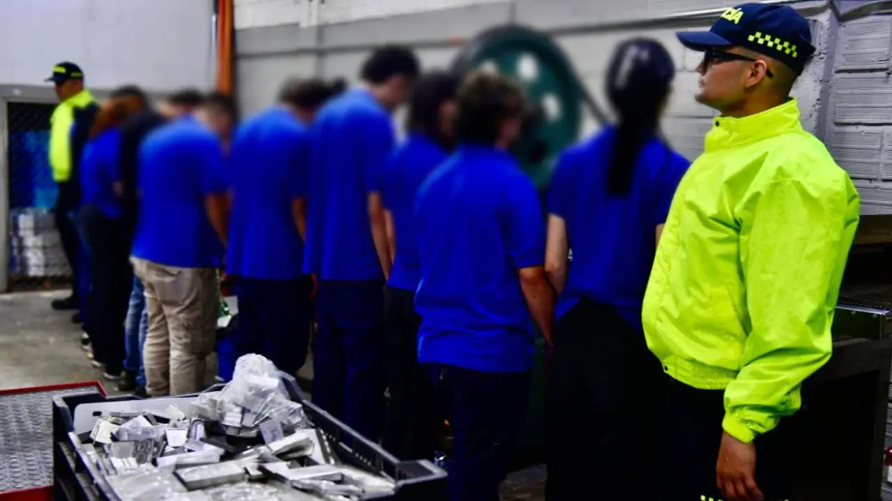 Autoridades allanaron un taller clandestino en Itagüí y hallaron más de 500 placas de vehículos